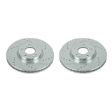 Power Stop 07-12 Hyundai Veracruz Front Evolution Drilled & Slotted Rotors - Pair