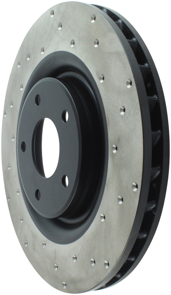 StopTech 06-08 Cadillac XLR-V SC / 05-09 Corvette (Z51) Front Left Drilled Rotor