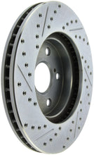 Load image into Gallery viewer, StopTech Select Sport 06-15 Lexus IS250 Sport Slotted &amp; Drilled Front Left Rotor