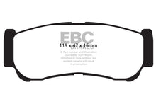 Load image into Gallery viewer, EBC 07-09 Hyundai Santa Fe 2.7 Ultimax2 Rear Brake Pads