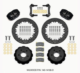 Wilwood Dynapro Radial Rear Drag Kit 12.90in Drilled 15-23 Mustang