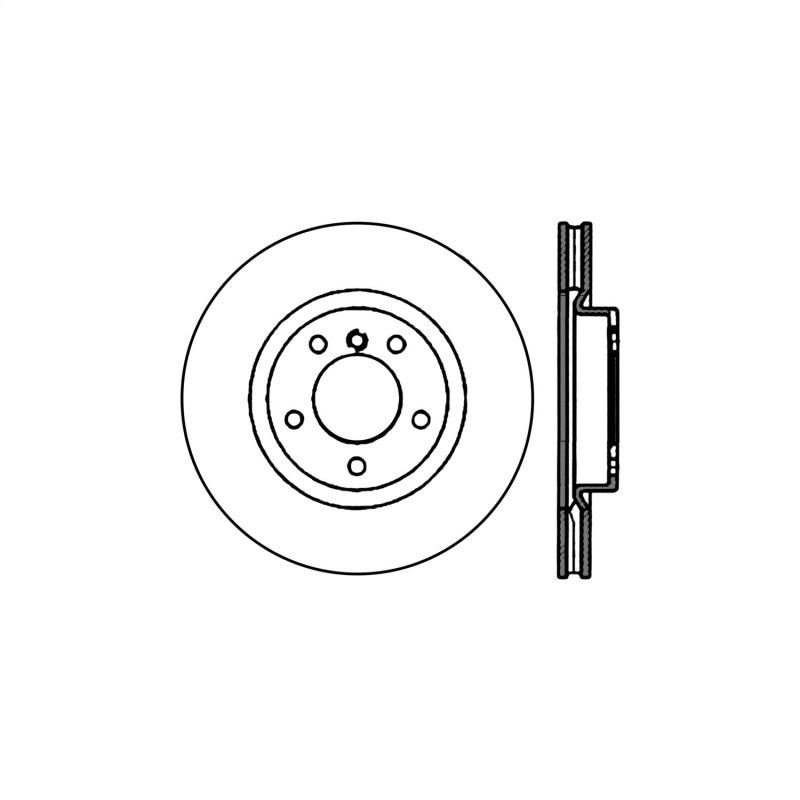 Stoptech 95-99 BMW M3 / 98-02 BMW Z3 Right Front Premium High Carbon CRYO STOP Rotor