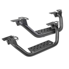 Go Rhino Dominator Extreme D6 SideSteps - Tex Blk - 4in Drop Down Steps (Pair) - GTR Auto