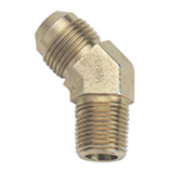 Fragola -4AN x 1/8 NPT 45 Degree Adapter - Steel