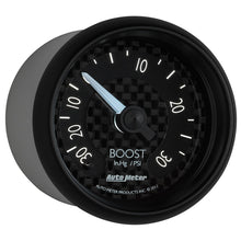 Load image into Gallery viewer, Autometer GT Series 52mm Mechanical 30 In Hg/30 psi Vacuum/Boost Gauge