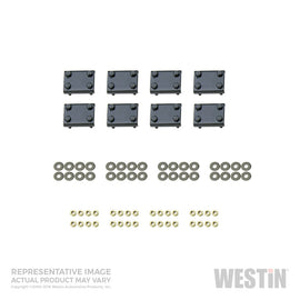 Westin 2004-2010 Infiniti/Nissan QX5 Premier Oval Nerf Step Bar Mount Kit - Black - GTR Auto