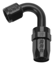 Load image into Gallery viewer, Russell Performance -10 AN Black 120 Degree Full Flow Swivel Hose End