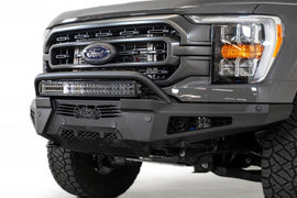 Addictive Desert Designs 2021 Ford F-150 HoneyBadger Front Bumper w/o Top Hoop - GTR Auto