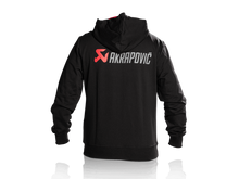 Load image into Gallery viewer, Akrapovic Mens Akrapovic Logo Black Hoodie - S