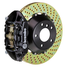 Load image into Gallery viewer, Brembo 05-10 Jetta GLI Front GT BBK 4 Piston Cast 365x29 2pc Rotor Drilled-Black