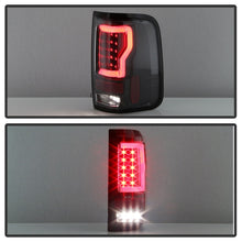 Load image into Gallery viewer, Spyder 04-08 Ford F-150 Projector Tail Lights - Light Bar DRL LED - Black ALT-YD-FF15004V2-LBLED-BK