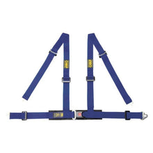 Load image into Gallery viewer, OMP 4 Point Harness - Blue