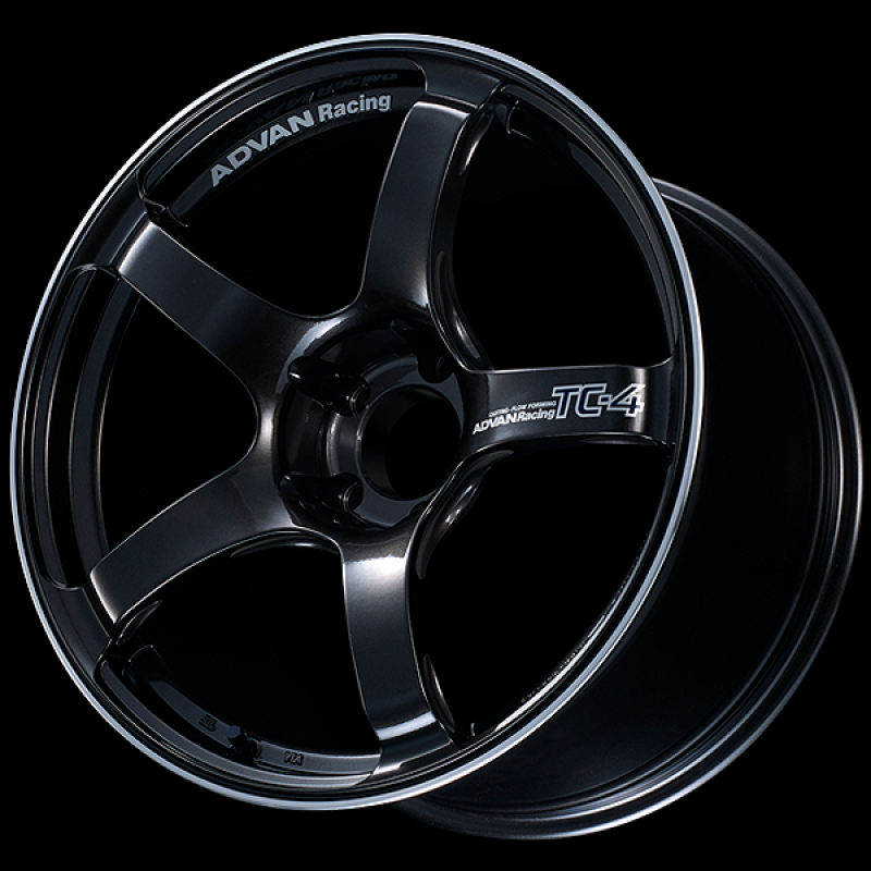 Advan TC4 18x8 +45 5-114.3 Racing Black Gunmetallic & Ring Wheel