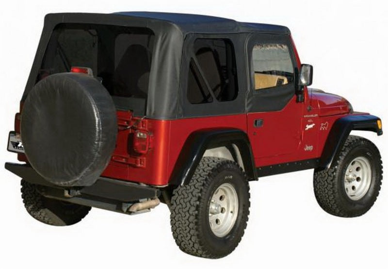 Rampage 1997-2006 Jeep Wrangler(TJ) OEM Replacement Top - Black Denim