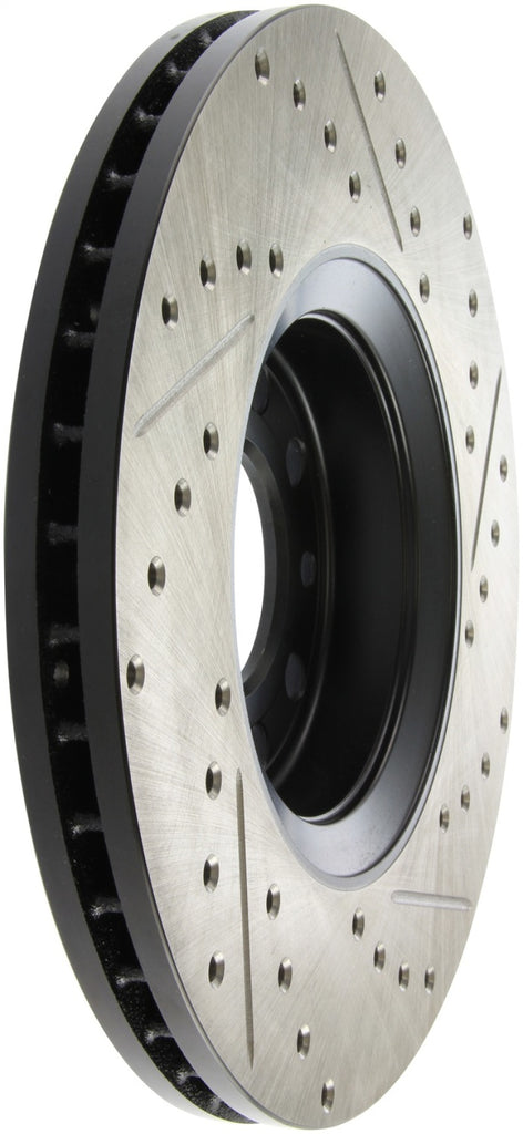 StopTech 03-09 Saab 9-3 Slotted & Drilled Right Front Rotor