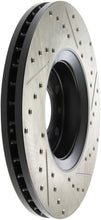 Load image into Gallery viewer, StopTech 03-09 Saab 9-3 Slotted &amp; Drilled Right Front Rotor