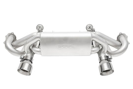 SOUL 2020+ Porsche 718 GT4 / Spyder / GTS 4.0L Valved Exhaust - Polished Straight Cut Tips - No VC
