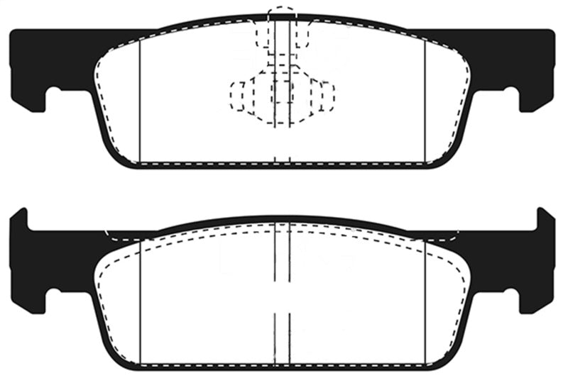 EBC 16-17 Smart Fortwo Greenstuff Front Brake Pads