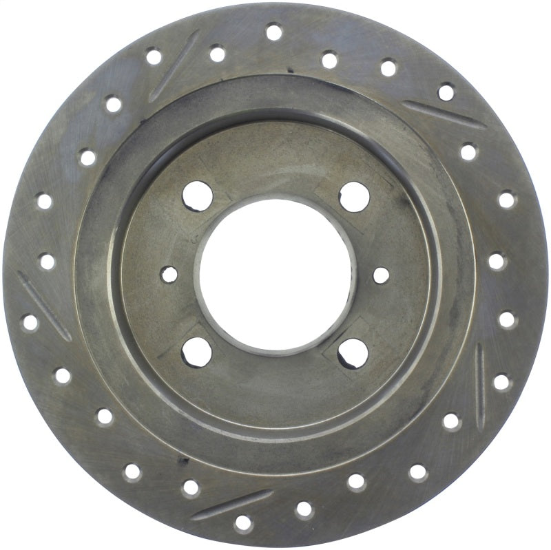 StopTech 95-99 Nissan 200SX / 91-99 Sentra (Exc Wagon) Slotted & Drilled Left Rear Rotor