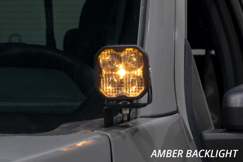 Diode Dynamics 21-22 Ford F-150 SSC2 Stage Series Backlit Ditch Light Kit Sport - White Combo