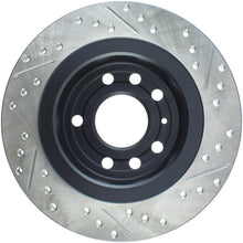 Load image into Gallery viewer, StopTech 03-12 Saab 9-3/9-3X Slotted &amp; Drilled Right Rear Rotor