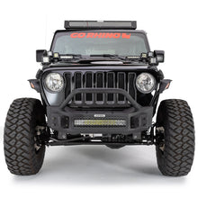 Load image into Gallery viewer, Go Rhino 07-20 Jeep Wrangler JL/JLU/JK/JKU/Gladiator JT Rockline Front Stubby Bumper w/ Overrider - GTR Auto