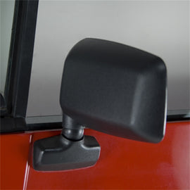 Omix Door Mirror Black Left- 87-95 Wrangler YJ - GTR Auto