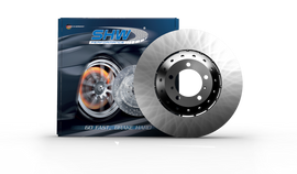 SHW 08-10 Porsche Cayenne Turbo 4.8L Right Front Smooth Lightweight Brake Rotor (958615302)
