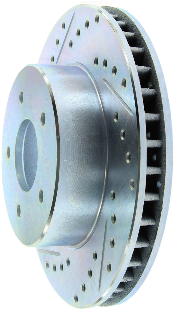 StopTech Select Sport 63-82 Chevrolet Corvette Slotted and Drilled Right Front Rotor