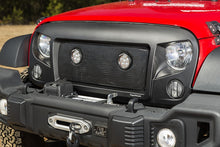 Load image into Gallery viewer, Rugged Ridge Spartan Grille Round LED Insert Kit 07-18 Jeep Wrangler JK