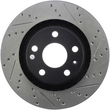 Load image into Gallery viewer, StopTech Sport Drilled &amp; Slotted Rotor - Rear Left
