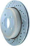 StopTech Select Sport Drilled & Slotted Rotor - Rear Right