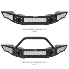 Load image into Gallery viewer, Go Rhino 07-20 Jeep Wrangler JL/JLU/JK/JKU/Gladiator JT Rockline Full Width Bumper - GTR Auto