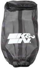 Load image into Gallery viewer, K&amp;N Filter Wrap Drycharger Oval Tapered Black - 3.25in Base I/S Width x 2.5in Top I/S Width x 7in H - GTR Auto