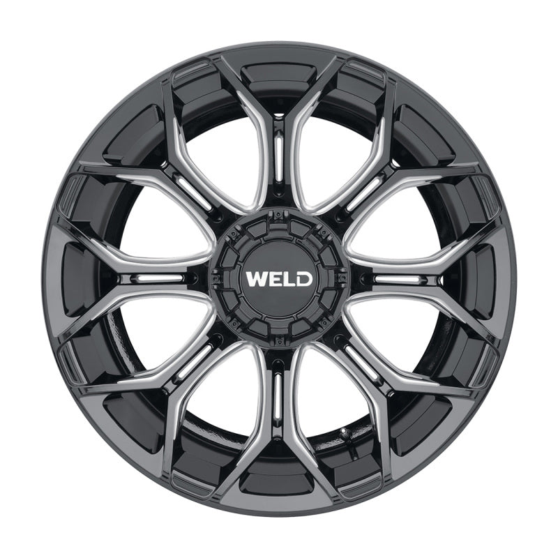 Weld Off-Road W111 24X14 Gradient 8X170 ET-70 BS4.75 Gloss Black MIL 125.1