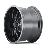 Mayhem 8107 Cogent 22x10 / 6x135 BP / -19mm Offset / 106mm Hub Black w/ Milled Spokes Wheel