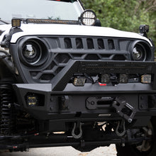 Load image into Gallery viewer, Go Rhino Xplor Blackout Series Cube LED Flood Light Kit (Surface/Threaded Stud Mnt) 3x3 - Blk (Pair)