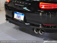 Load image into Gallery viewer, AWE Tuning Porsche 991 SwitchPath Exhaust for PSE Cars Chrome Silver Tips