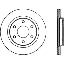 Load image into Gallery viewer, StopTech Cryo Slotted Passenger Side Front Sport Brake Rotor 05-07 Nissan Titan