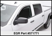 Load image into Gallery viewer, EGR 14+ Chev Silverado/GMC Sierra Crw Cab In-Channel Window Visors - Set of 4 (571771)