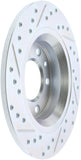 StopTech Select Sport 06-15 Mazda Miata MX-5 Slotted & Drilled Vented Left Rear Brake Rotor