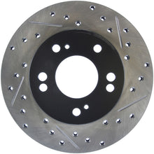 Load image into Gallery viewer, StopTech 90-99 Eagle Talon / 4/89-01 Mitsubishi Eclipse Left Front Slotted &amp; Drilled Rotors