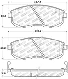 StopTech Performance 02-05 350z / 03-04 G35 / 03-05 G35X Front Brake Pads