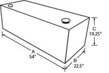 Tradesman Steel Full Size Rectangular Liquid Storage Tank - White