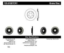 Load image into Gallery viewer, StopTech 05-14 Ford Mustang Cryo-Stop Rear PremiumRotor