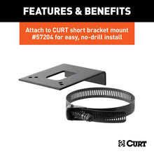 Load image into Gallery viewer, Curt Connector Mounting Bracket for 4-Way &amp; 6-Way Round (Packaged)