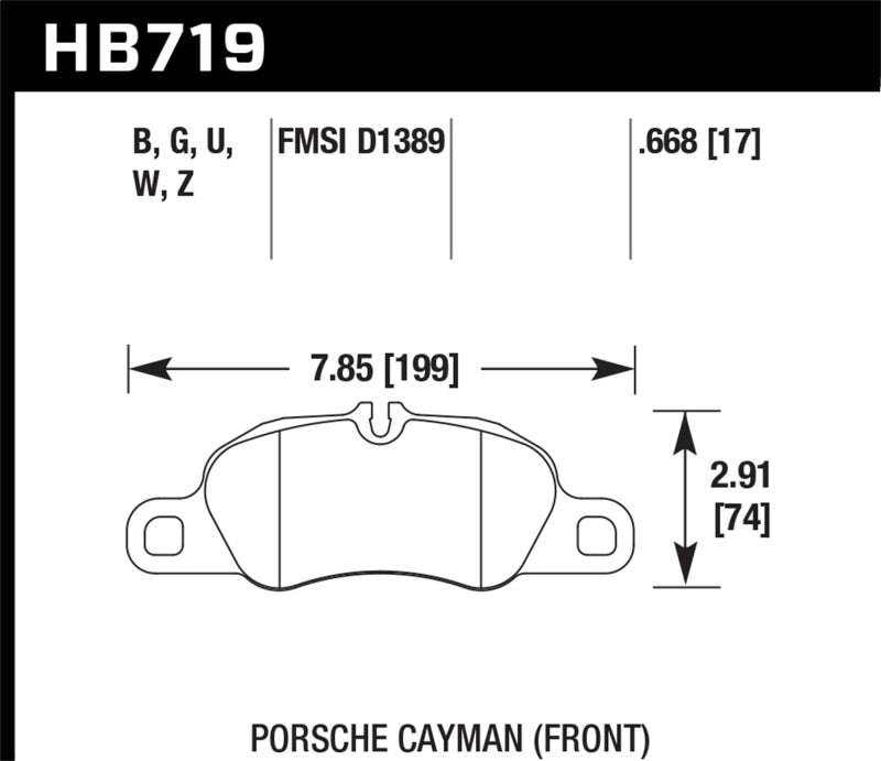 Hawk 09-11 Porsche 911 Carrera / 13-16 Porsche Boxster DTC-60 Race Front Brake Pads