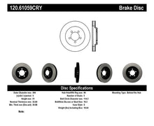 Load image into Gallery viewer, Stoptech 65-66 Ford Thunderbird / 1966 Mercury Marauder Performance Cryo Brake Rotor