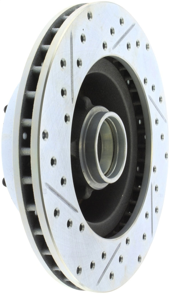 StopTech Select Sport 68-74 Chevrolet Camaro / Chevelle Slotted and Drilled Left Front Rotor