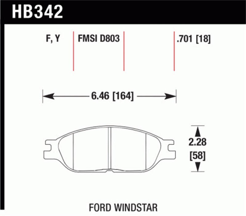 Hawk HPS Street Brake Pads